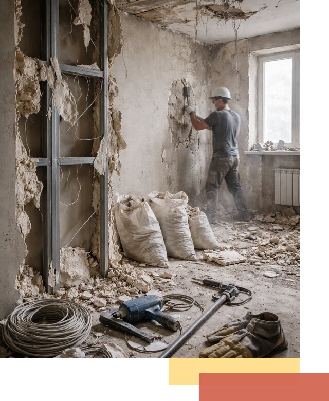 Профессиональный демонтаж зданий и конструкций в Новороссийске