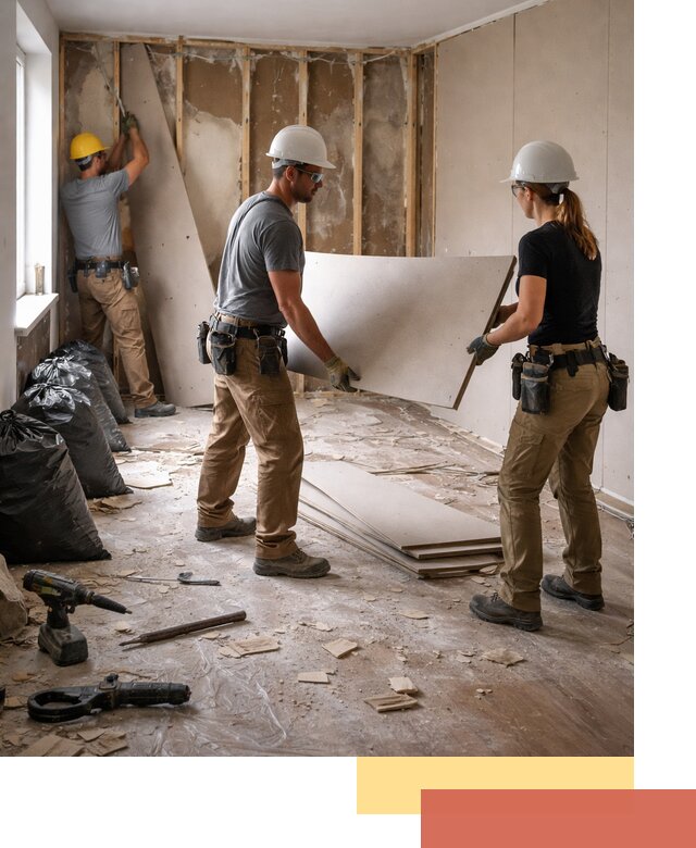 Демонтаж стеновых панелей в Новороссийске быстро и аккуратно