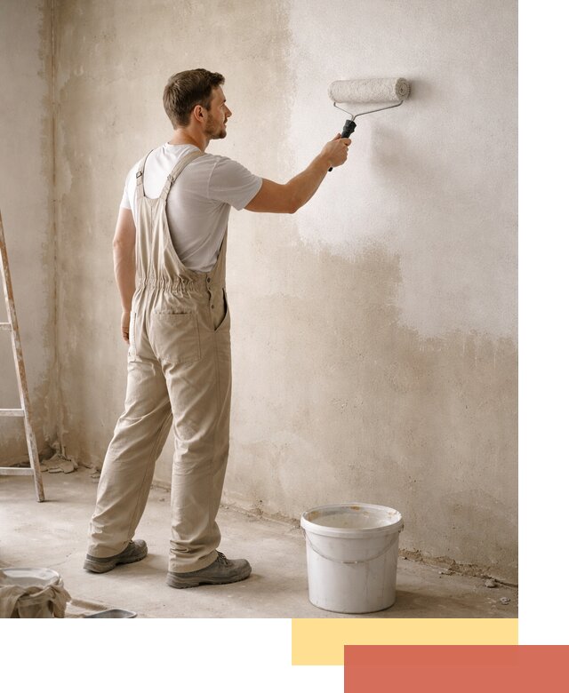Грунтовка стен под отделку в Новороссийске профессиональным раствором