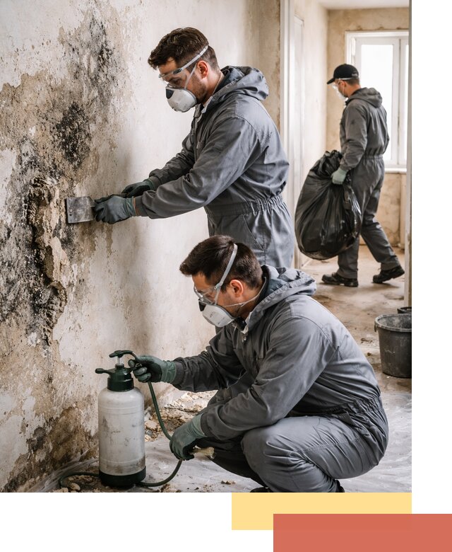 Удаление плесени со стен профессионально в Новороссийске