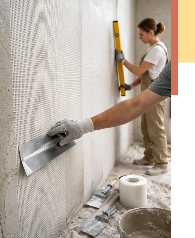 Армирование стен стеклосеткой в Новороссийске от 3267 руб. под ключ | ОТДЕЛОЧНИК-Нвр