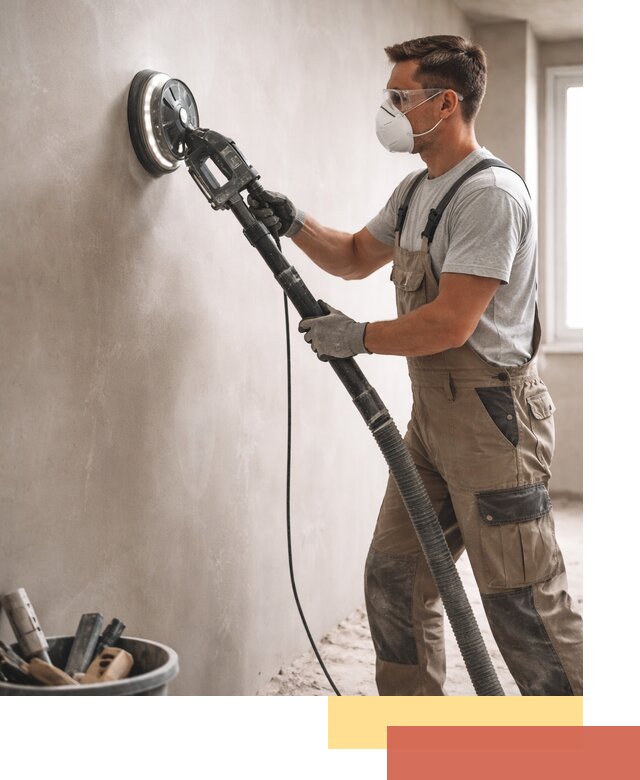 Профессиональная шлифовка стен в Новороссийске быстро и качественно