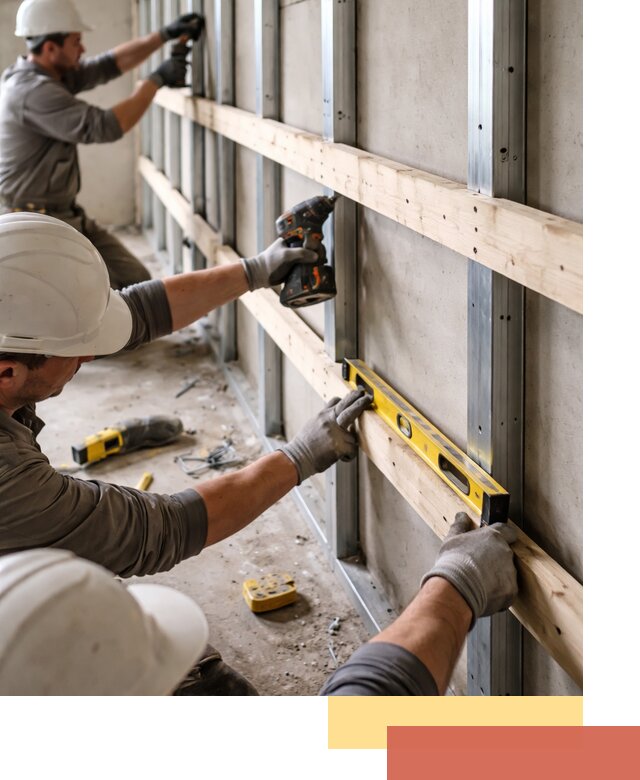 Устройство обрешетки под панели в Новороссийске