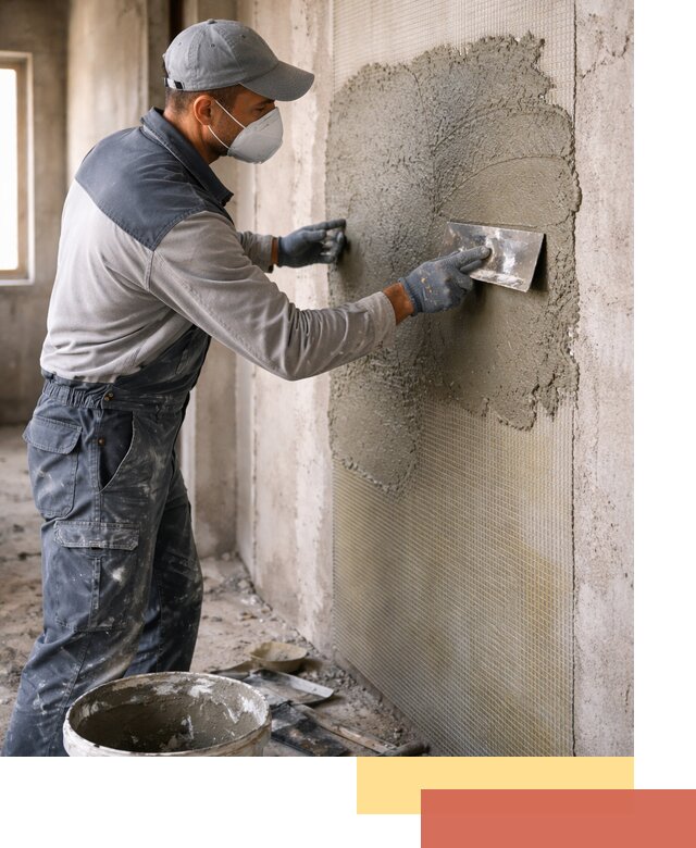 Штукатурка стен по сетке в Новороссийске под ключ качественно и быстро