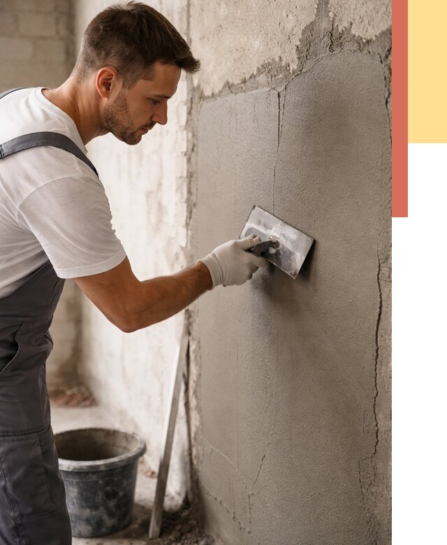 Штукатурка стен под плитку в Новороссийске от 4287 руб./м2 — выравнивание под плитку | ОТДЕЛОЧНИК-Нвр