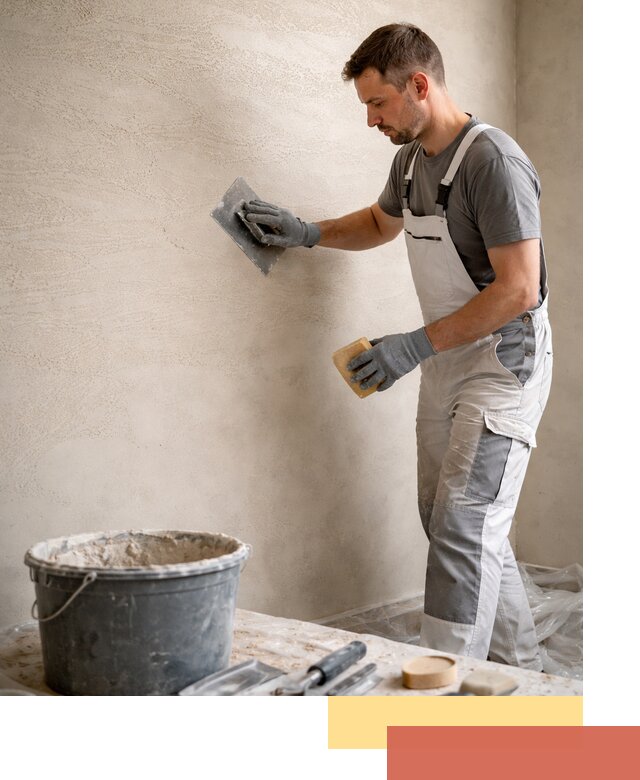 Декоративная штукатурка травертин в Новороссийске для стен и потолков