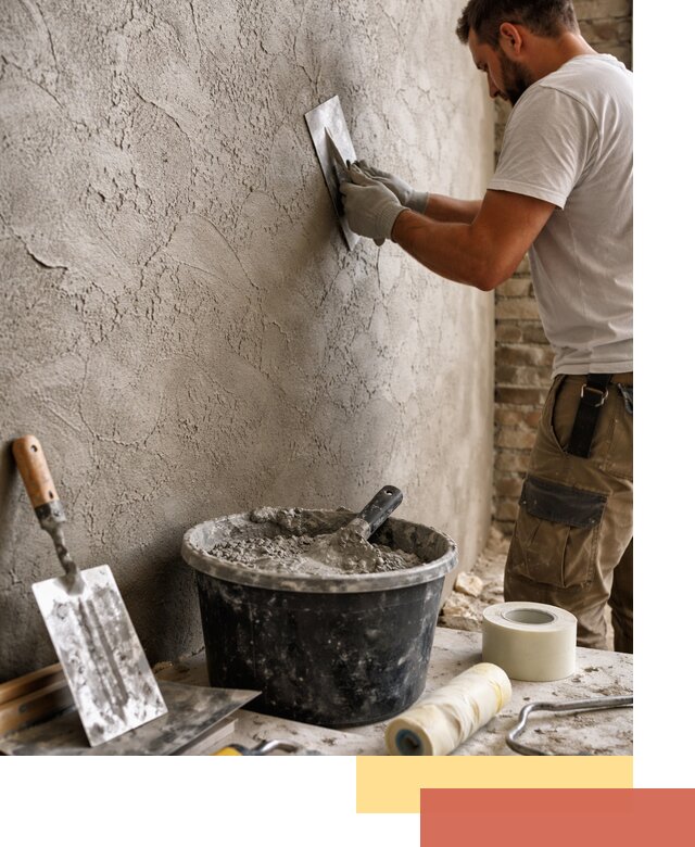 Декоративная штукатурка лофт в Новороссийске — отделка стен и потолков