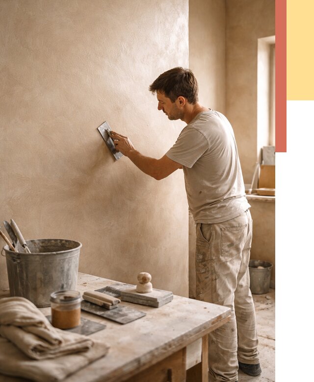 Марокканская штукатурка таделакт в Новороссийске под ключ от 4287 руб. | ОТДЕЛОЧНИК-Нвр
