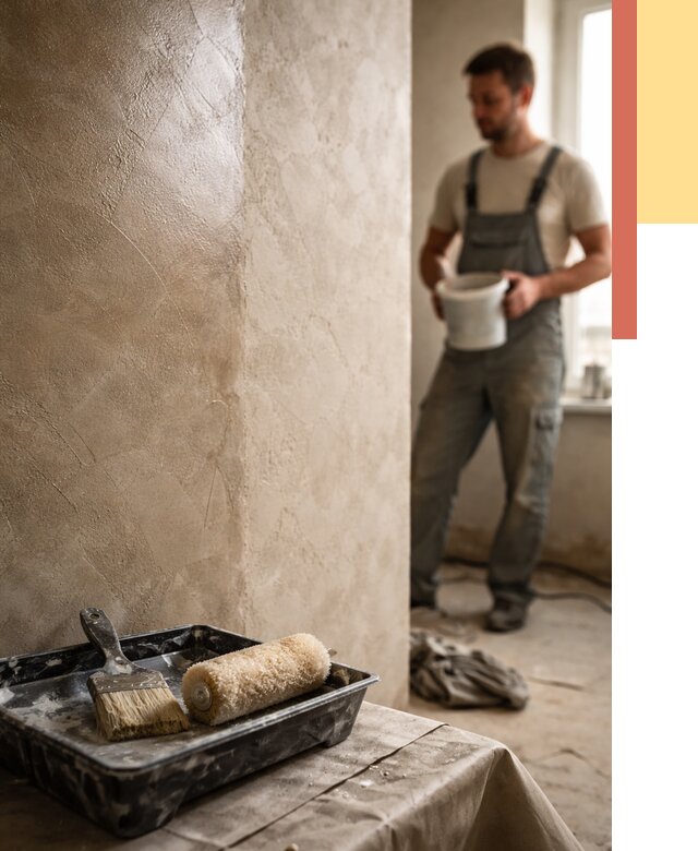 Нанесение воска на штукатурку в Новороссийске от 3573 руб. | Услуги ОТДЕЛОЧНИК-Нвр