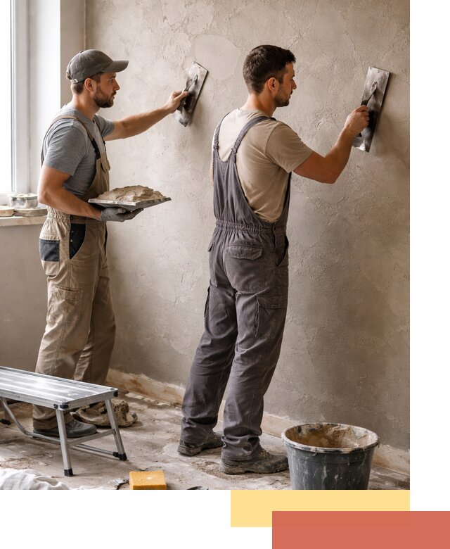 Ремонт декоративной штукатурки и восстановление фактуры в Новороссийске