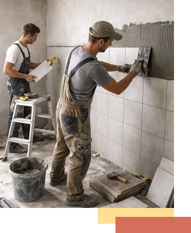 Укладка плитки на стены в Новороссийске профессионально и надежно