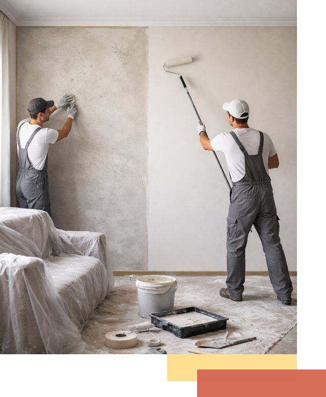 Покраска стен антивандальной краской в Новороссийске