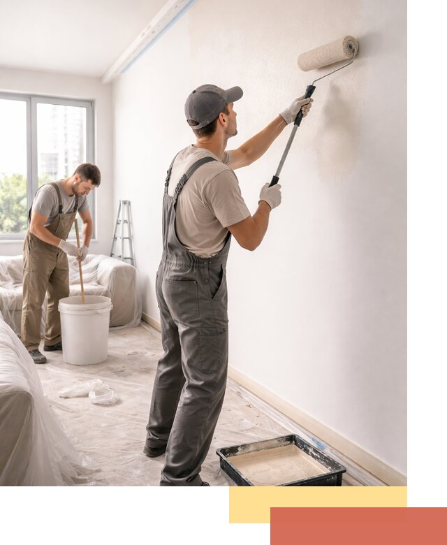 Покраска стен в офисе в Новороссийске — быстрый и качественный ремонт