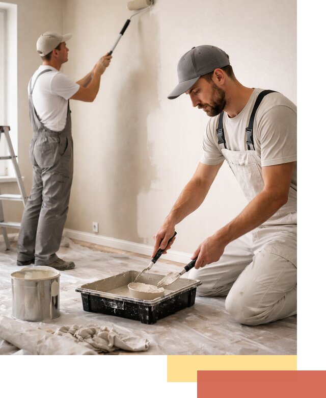 Покраска стен в квартире в Новороссийске — профессионально и аккуратно