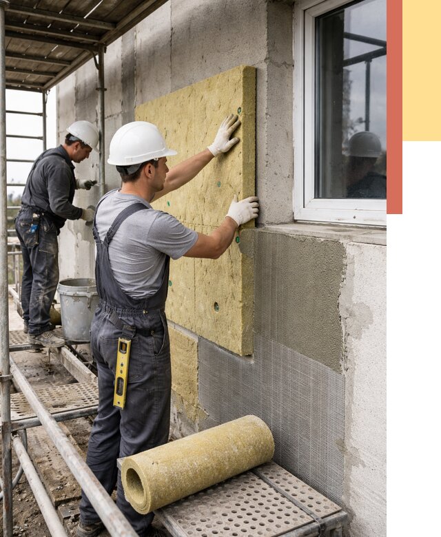 Утепление стен в Новороссийске от 4389 руб. под ключ — быстро и недорого | ОТДЕЛОЧНИК-Нвр