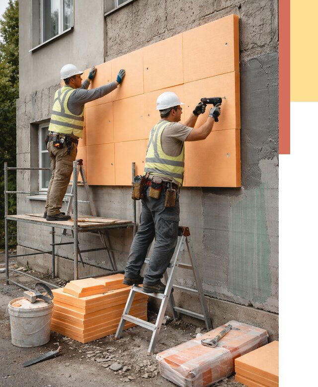 Утепление стен пеноплексом в Новороссийске от 1888 руб./м2 — быстро и недорого | ОТДЕЛОЧНИК-Нвр