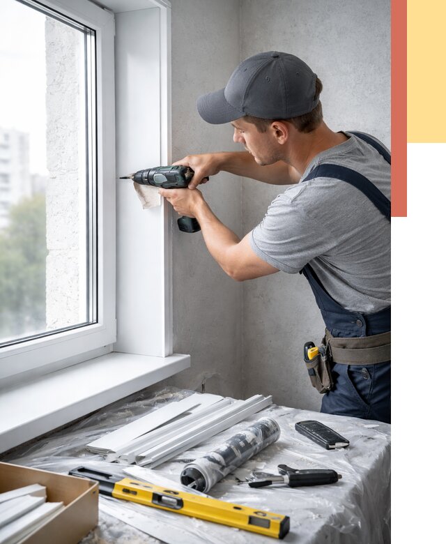 Установка пластиковых откосов в Новороссийске от 2297 руб. | ОТДЕЛОЧНИК-Нвр монтаж, быстро и недорого