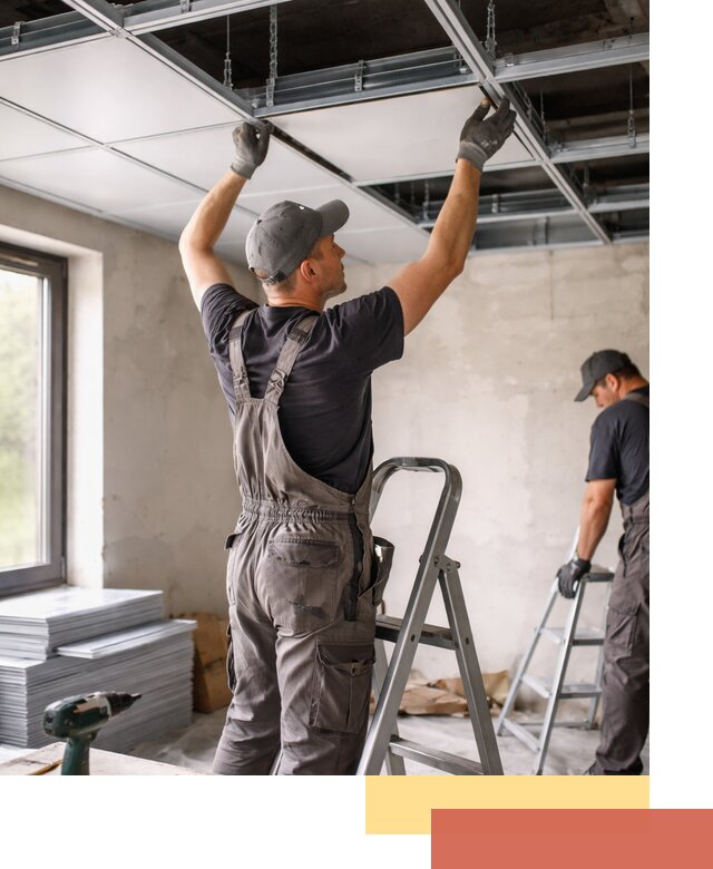 Монтаж кассетного потолка в Новороссийске качественно и быстро