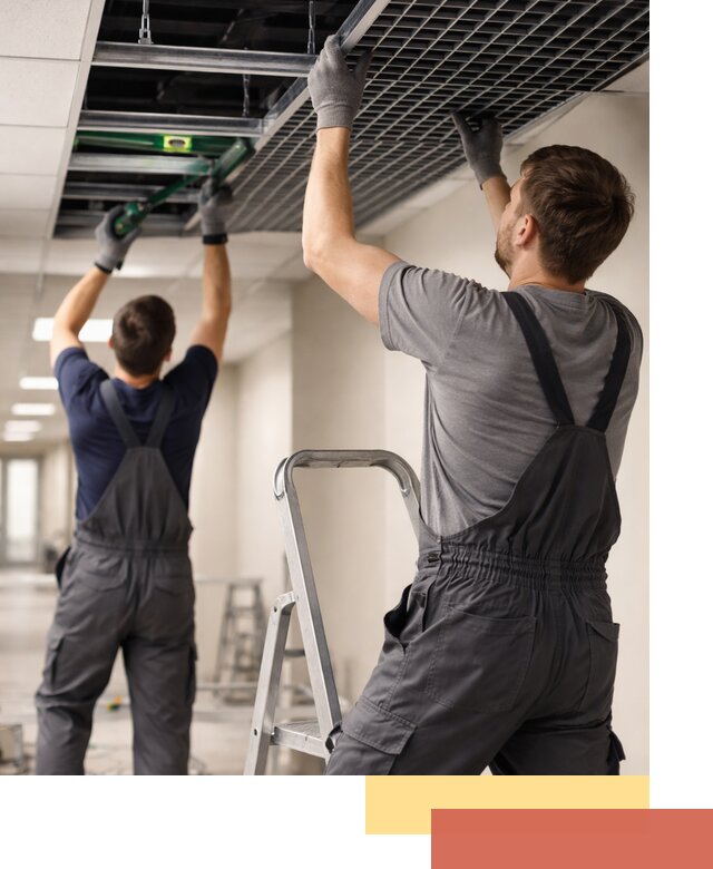 Монтаж потолка Грильято в Новороссийске: установка под ключ качественно