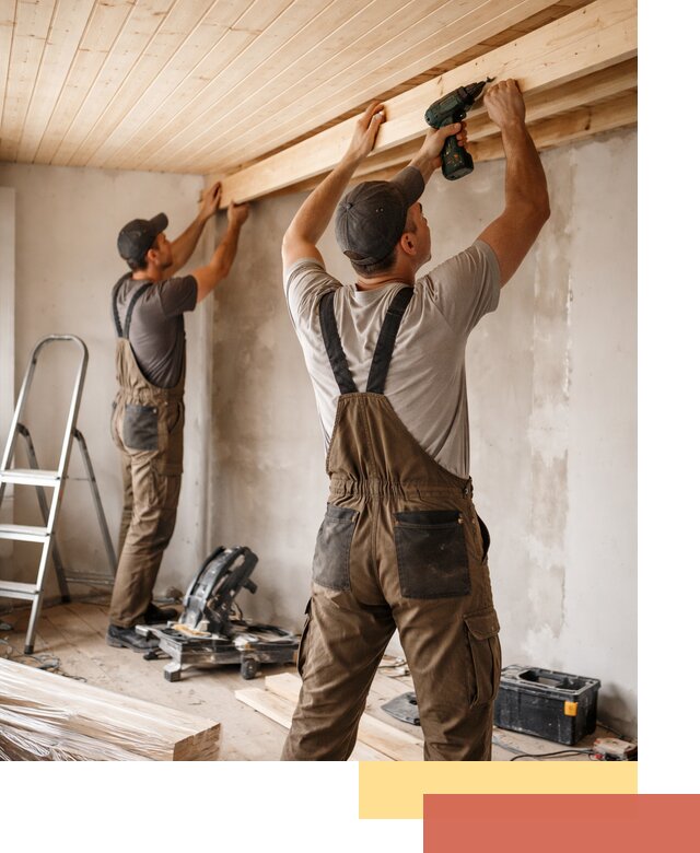 Монтаж потолка из вагонки в Новороссийске профессионально и аккуратно