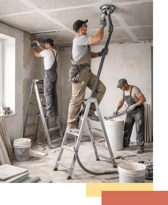 Ремонт потолка из гипсокартона в Новороссийске: быстрый и качественный монтаж