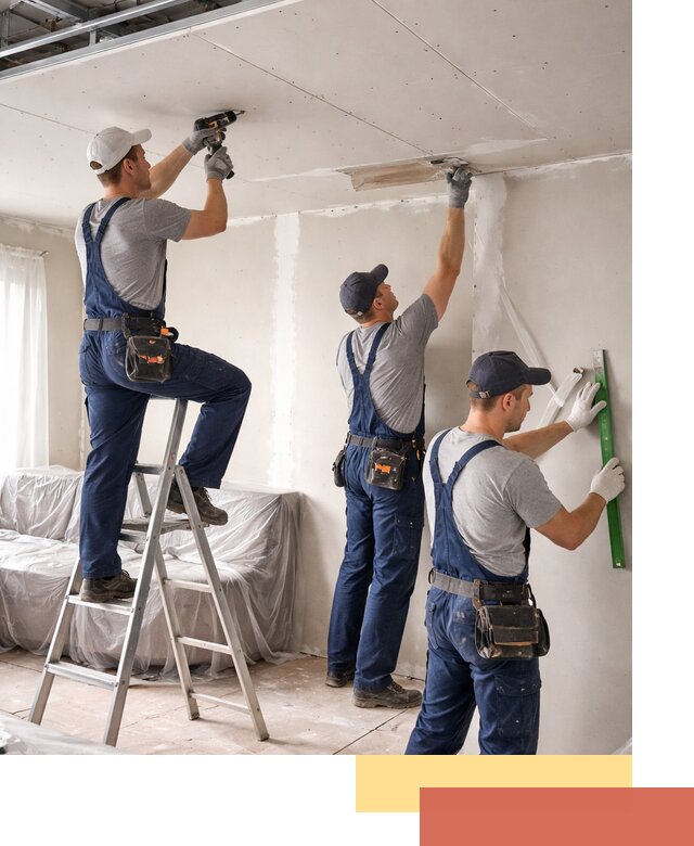 Профессиональная отделка потолка в Новороссийске быстро и качественно