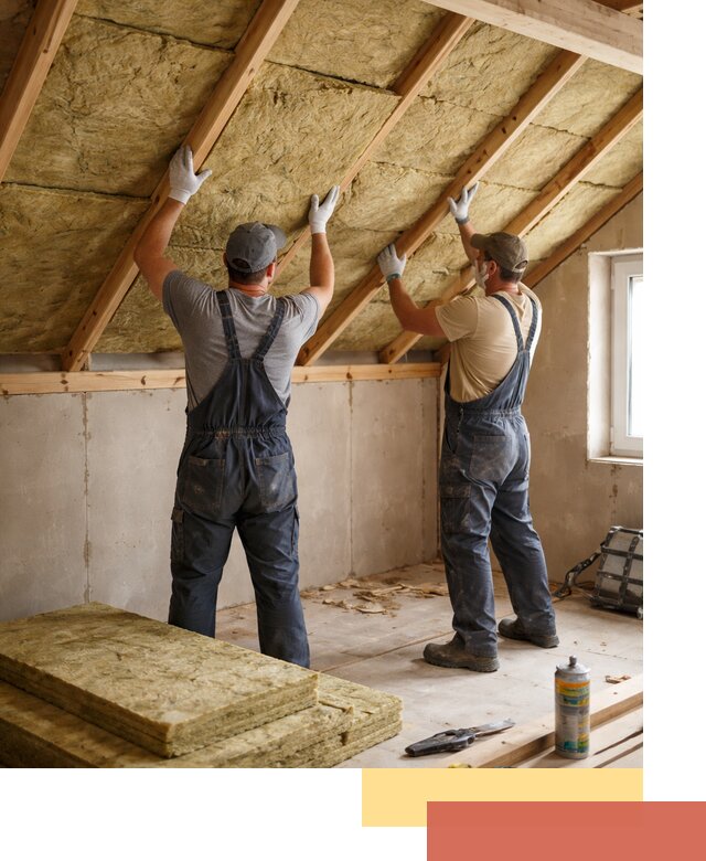 Утепление потолка минеральной ватой в Новороссийске