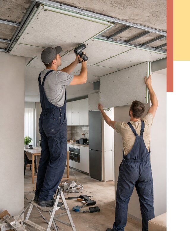 Шумоизоляция потолка панелями зипс в Новороссийске от 1888 руб. под ключ | ОТДЕЛОЧНИК-Нвр